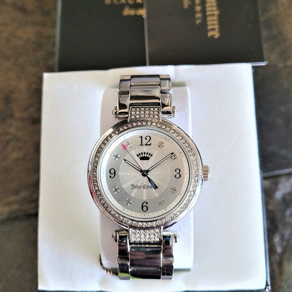 Juicy Couture Women's Sienna Silver Watch - Picture 5 of 5